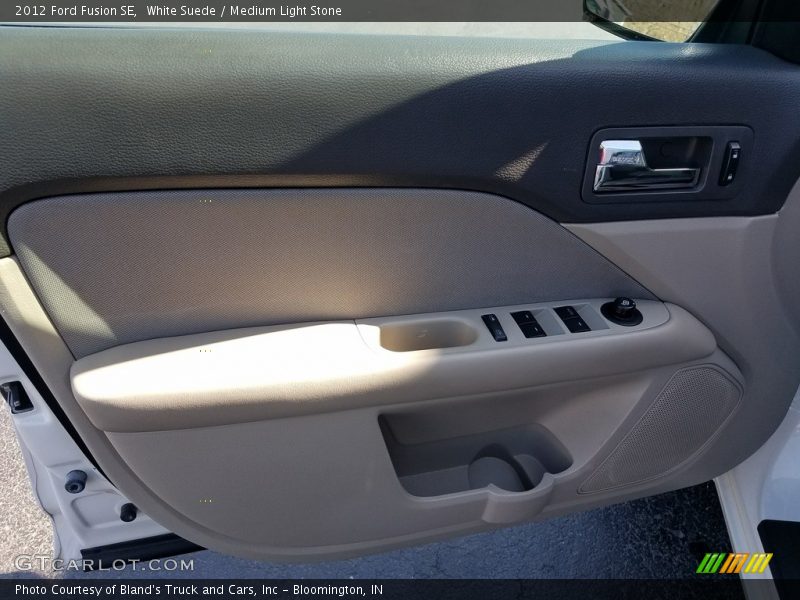 White Suede / Medium Light Stone 2012 Ford Fusion SE