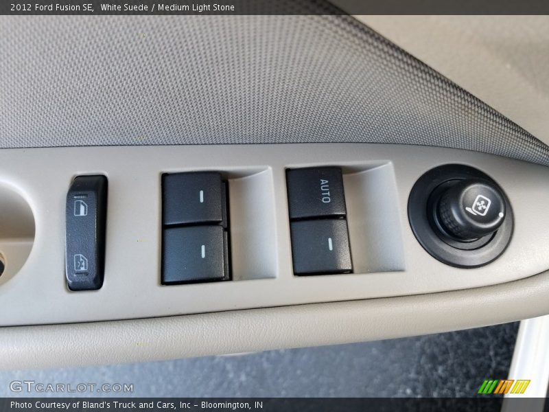 White Suede / Medium Light Stone 2012 Ford Fusion SE