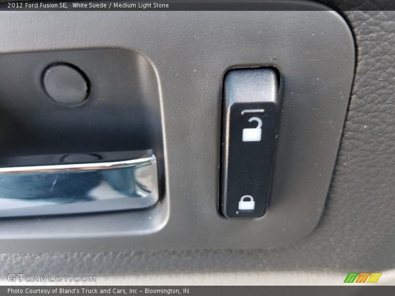 White Suede / Medium Light Stone 2012 Ford Fusion SE