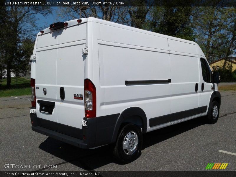 Bright White / Gray 2018 Ram ProMaster 2500 High Roof Cargo Van