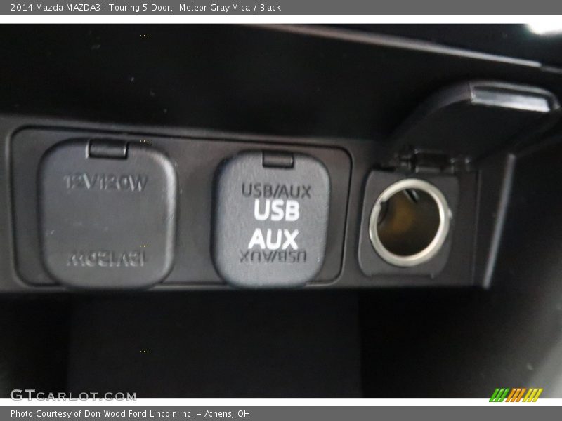 Meteor Gray Mica / Black 2014 Mazda MAZDA3 i Touring 5 Door