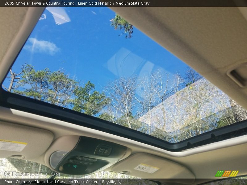 Linen Gold Metallic / Medium Slate Gray 2005 Chrysler Town & Country Touring
