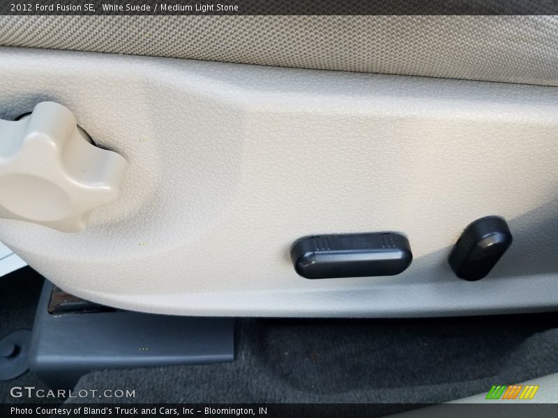 White Suede / Medium Light Stone 2012 Ford Fusion SE