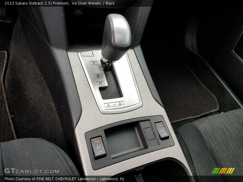 Ice Silver Metallic / Black 2013 Subaru Outback 2.5i Premium