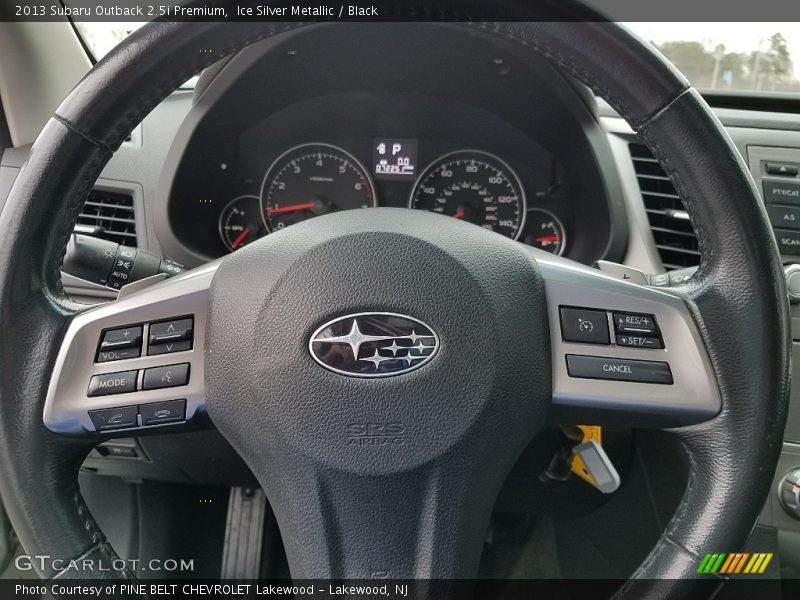 Ice Silver Metallic / Black 2013 Subaru Outback 2.5i Premium