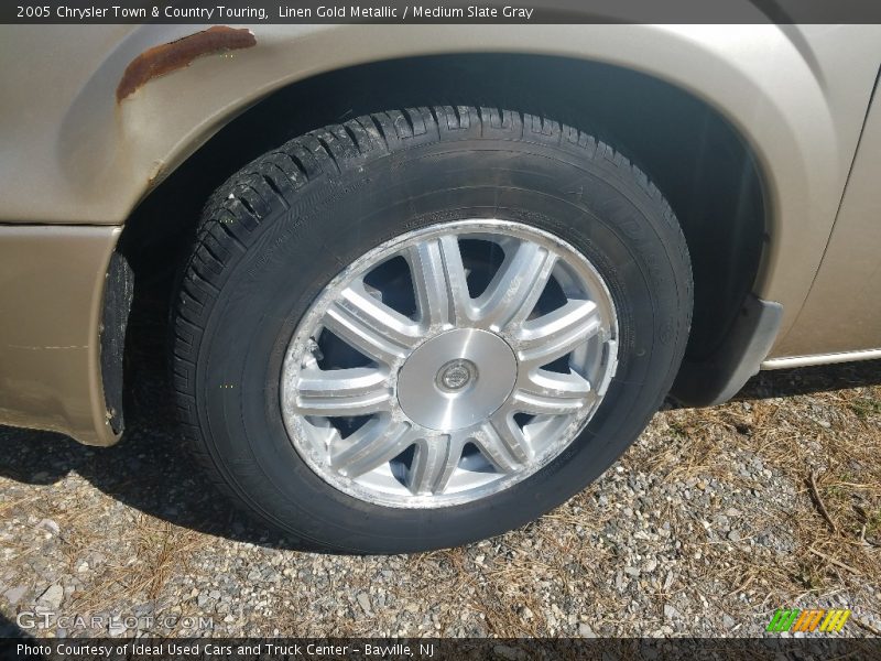 Linen Gold Metallic / Medium Slate Gray 2005 Chrysler Town & Country Touring