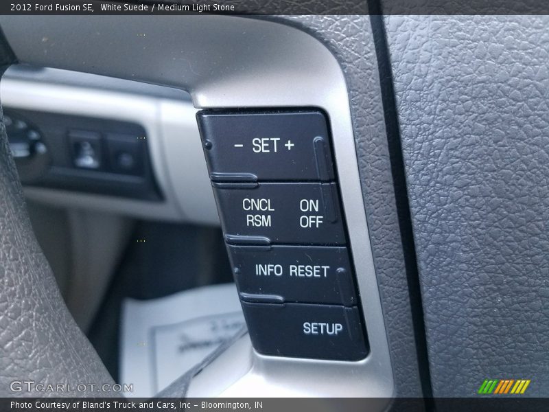 White Suede / Medium Light Stone 2012 Ford Fusion SE