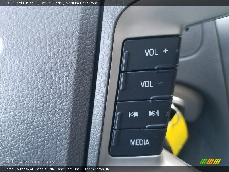 White Suede / Medium Light Stone 2012 Ford Fusion SE
