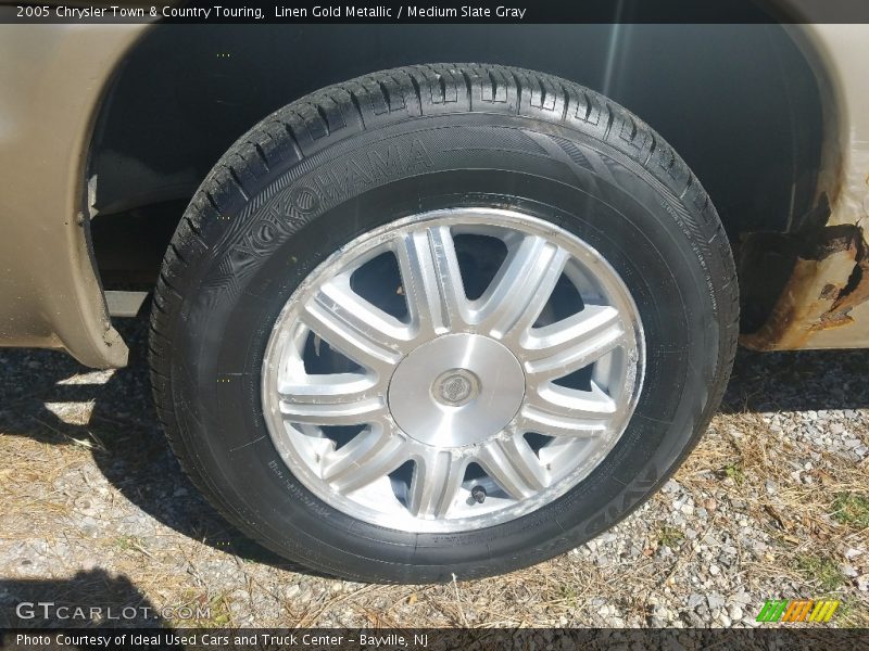 Linen Gold Metallic / Medium Slate Gray 2005 Chrysler Town & Country Touring