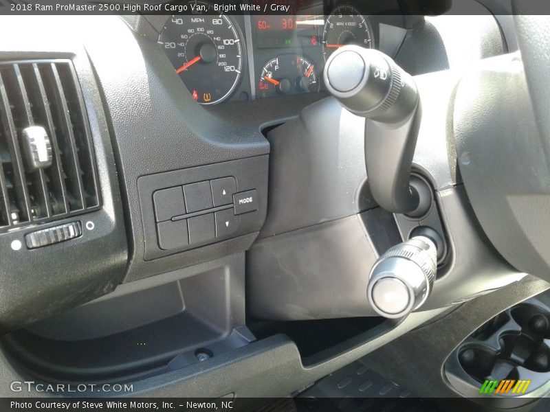 Bright White / Gray 2018 Ram ProMaster 2500 High Roof Cargo Van