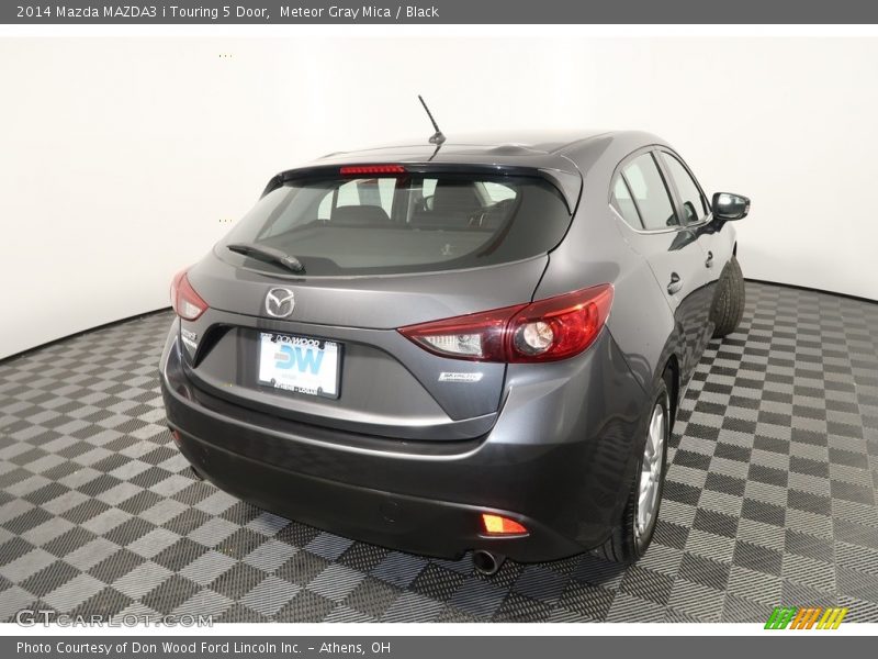 Meteor Gray Mica / Black 2014 Mazda MAZDA3 i Touring 5 Door
