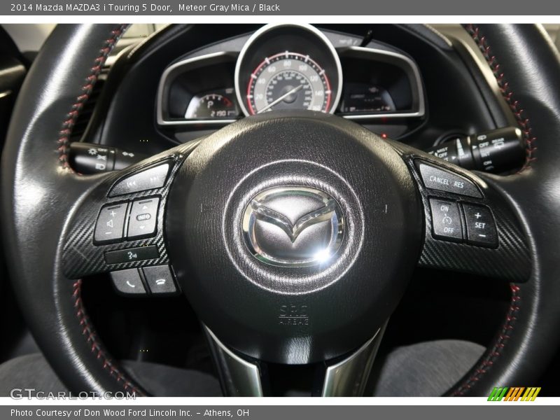 Meteor Gray Mica / Black 2014 Mazda MAZDA3 i Touring 5 Door