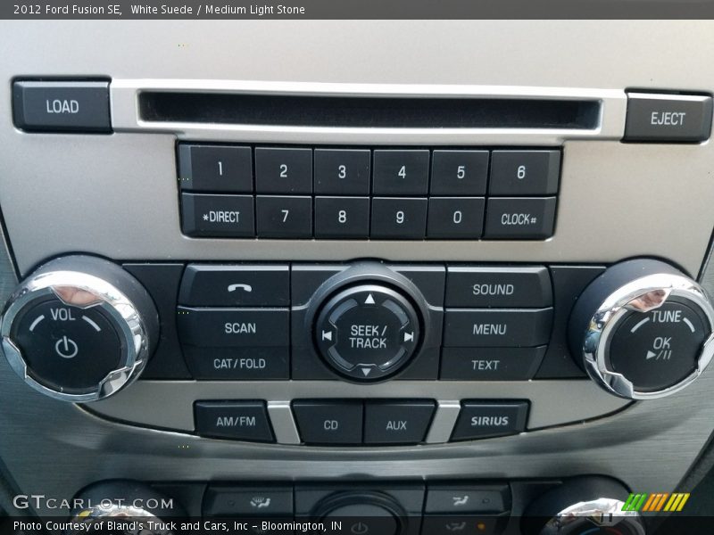 White Suede / Medium Light Stone 2012 Ford Fusion SE