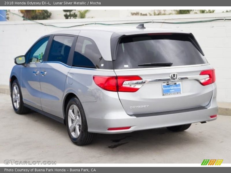 Lunar Silver Metallic / Mocha 2018 Honda Odyssey EX-L