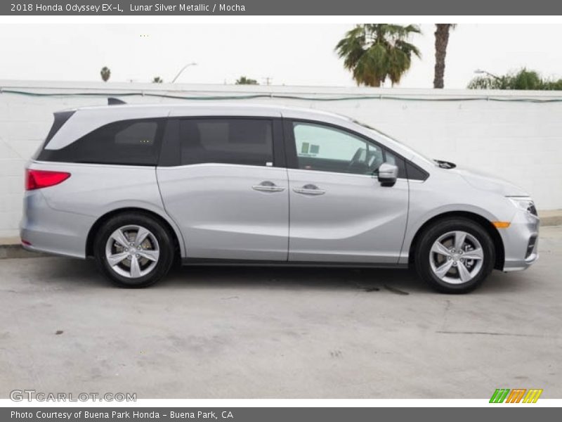 Lunar Silver Metallic / Mocha 2018 Honda Odyssey EX-L