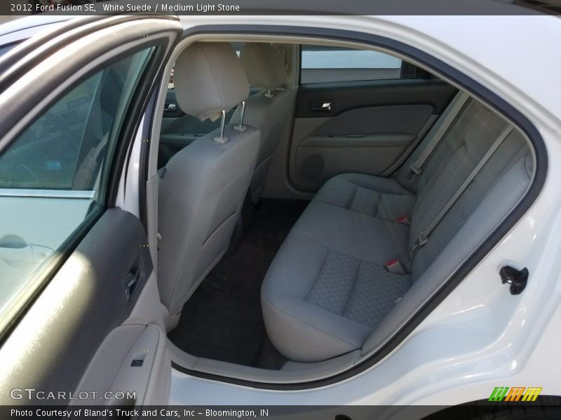 White Suede / Medium Light Stone 2012 Ford Fusion SE