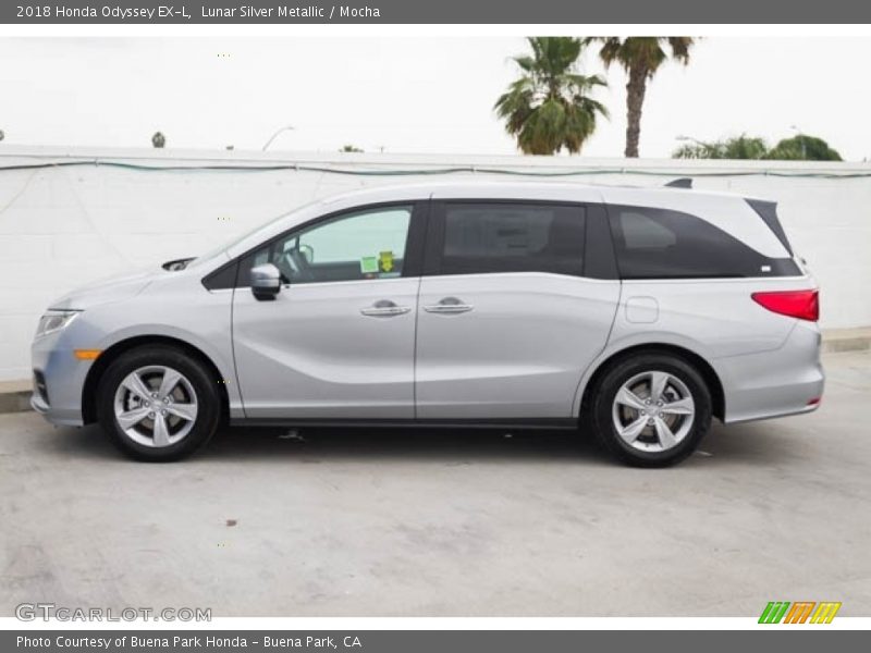 Lunar Silver Metallic / Mocha 2018 Honda Odyssey EX-L
