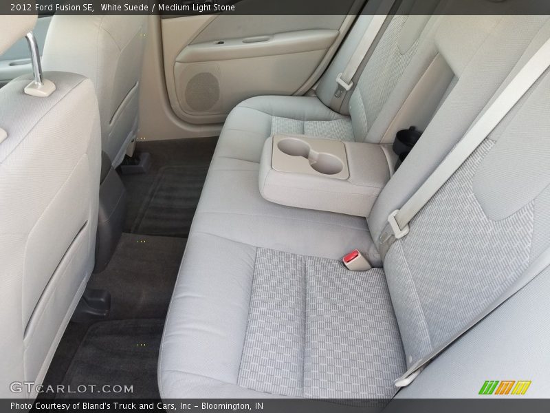 White Suede / Medium Light Stone 2012 Ford Fusion SE