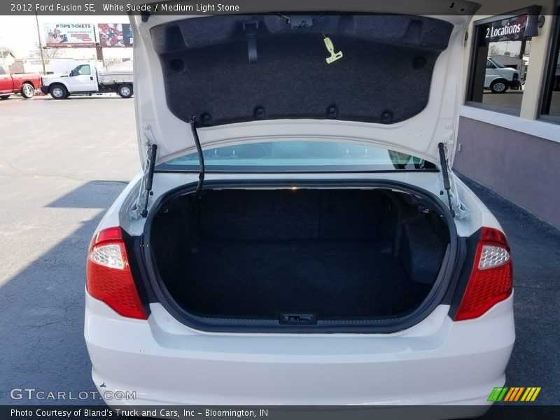 White Suede / Medium Light Stone 2012 Ford Fusion SE
