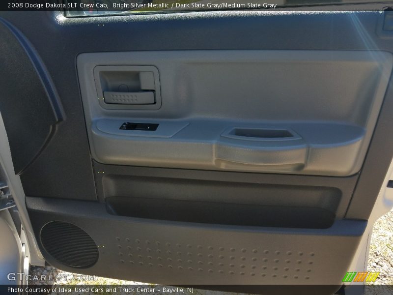 Bright Silver Metallic / Dark Slate Gray/Medium Slate Gray 2008 Dodge Dakota SLT Crew Cab