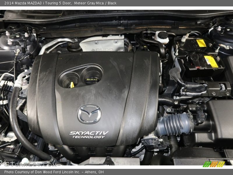 Meteor Gray Mica / Black 2014 Mazda MAZDA3 i Touring 5 Door