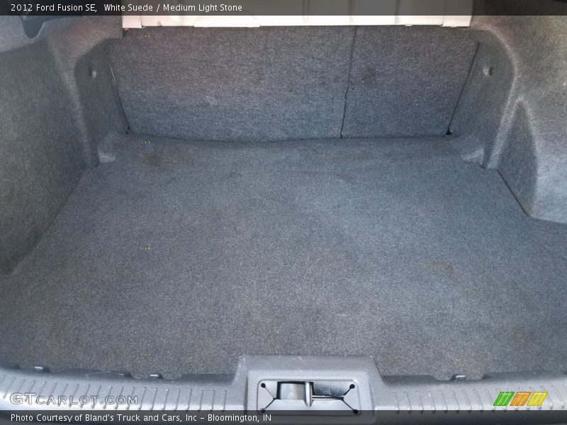 White Suede / Medium Light Stone 2012 Ford Fusion SE