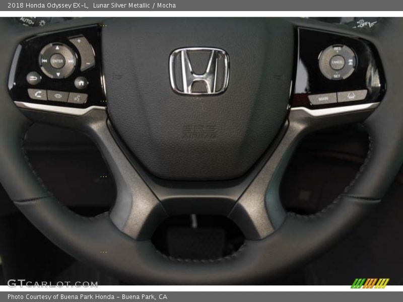 Lunar Silver Metallic / Mocha 2018 Honda Odyssey EX-L