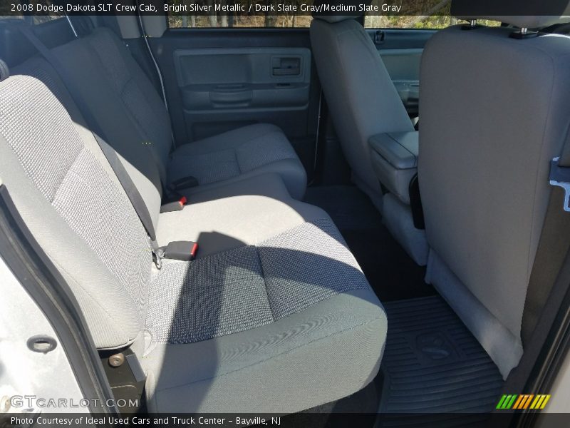 Bright Silver Metallic / Dark Slate Gray/Medium Slate Gray 2008 Dodge Dakota SLT Crew Cab
