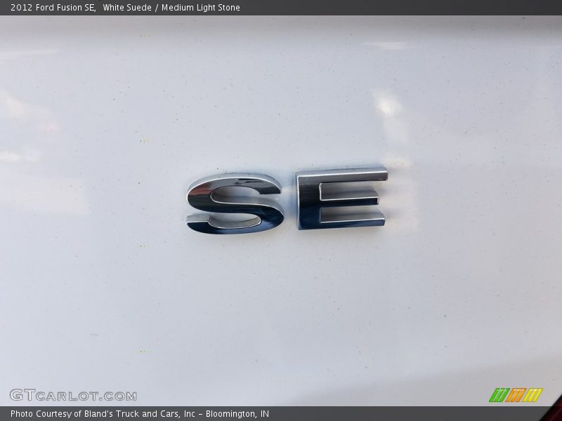 White Suede / Medium Light Stone 2012 Ford Fusion SE