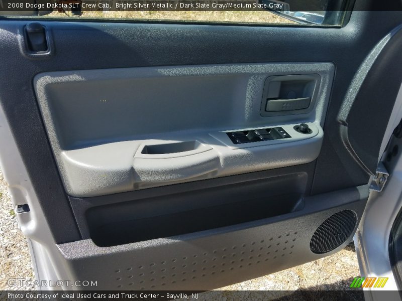 Bright Silver Metallic / Dark Slate Gray/Medium Slate Gray 2008 Dodge Dakota SLT Crew Cab