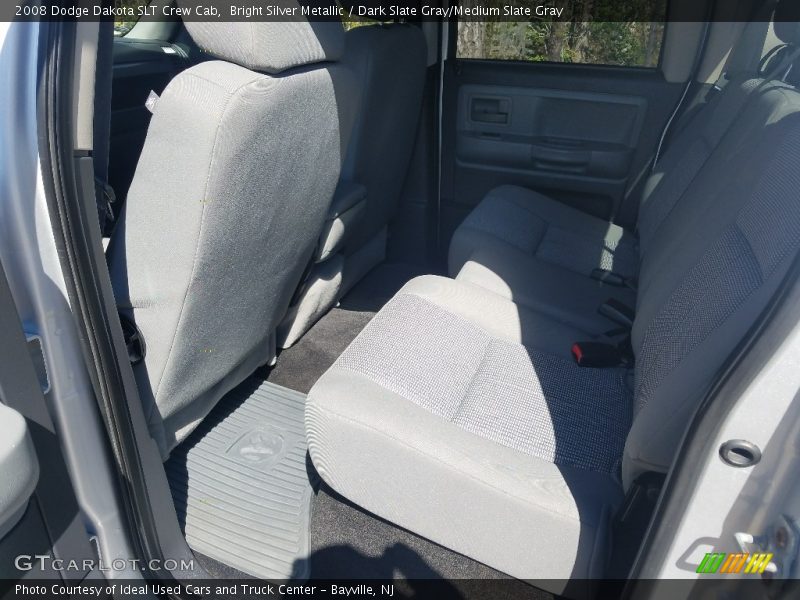 Bright Silver Metallic / Dark Slate Gray/Medium Slate Gray 2008 Dodge Dakota SLT Crew Cab