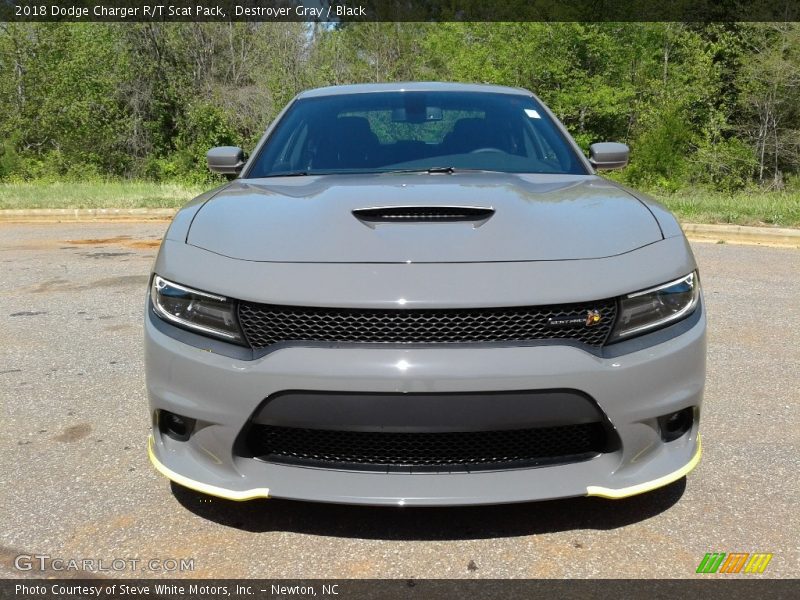 Destroyer Gray / Black 2018 Dodge Charger R/T Scat Pack