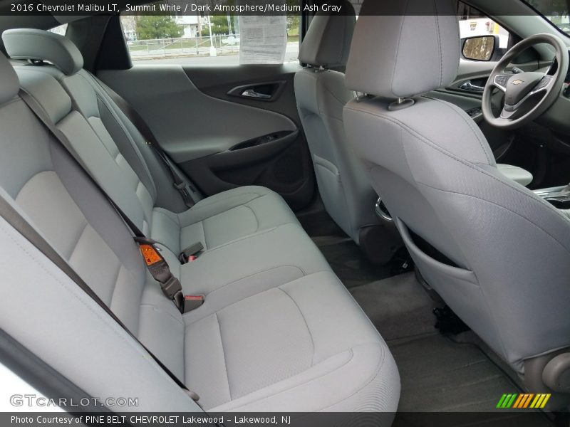 Summit White / Dark Atmosphere/Medium Ash Gray 2016 Chevrolet Malibu LT