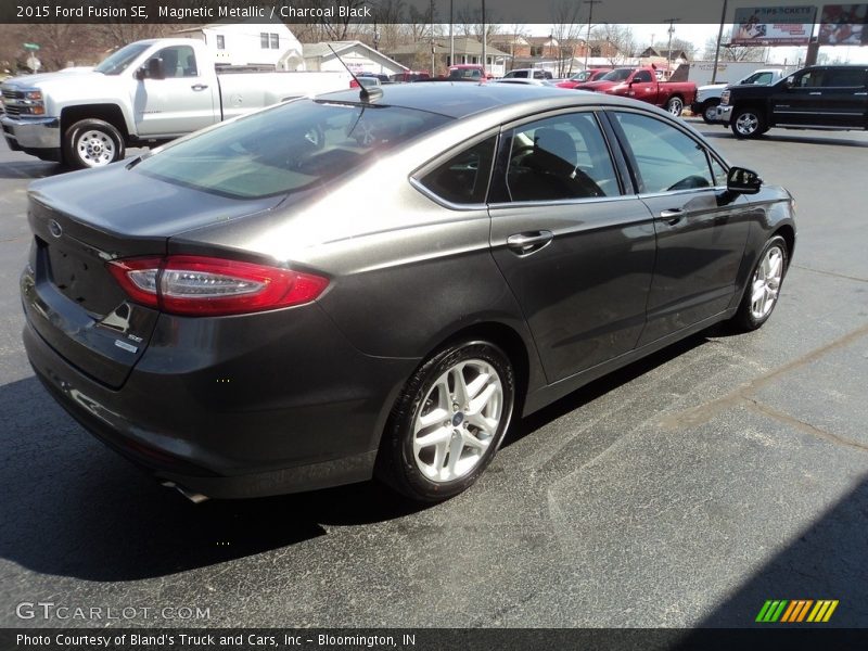 Magnetic Metallic / Charcoal Black 2015 Ford Fusion SE