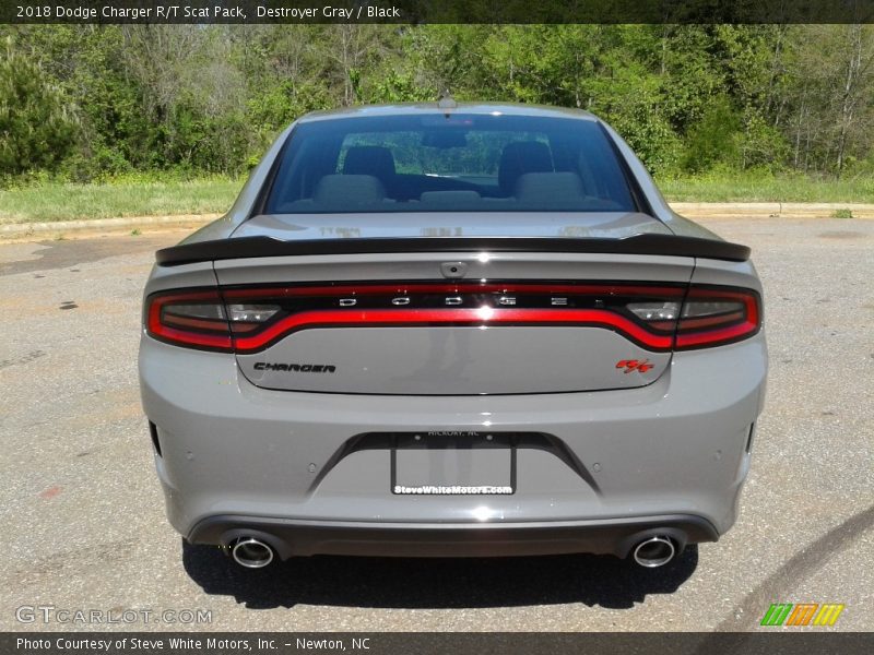 Destroyer Gray / Black 2018 Dodge Charger R/T Scat Pack