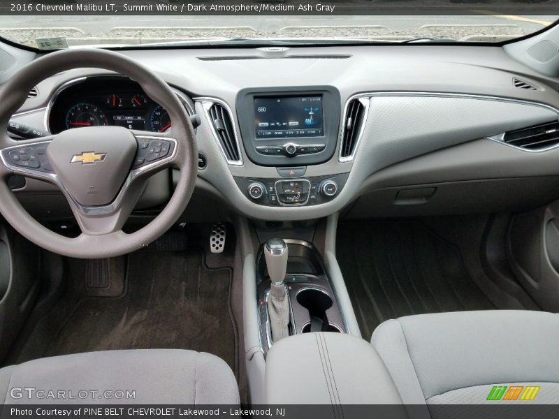 Summit White / Dark Atmosphere/Medium Ash Gray 2016 Chevrolet Malibu LT