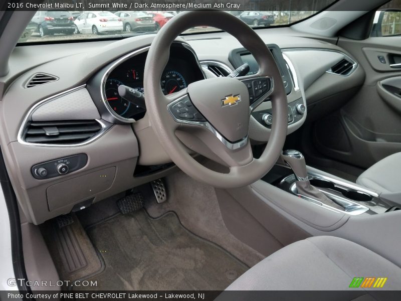 Summit White / Dark Atmosphere/Medium Ash Gray 2016 Chevrolet Malibu LT