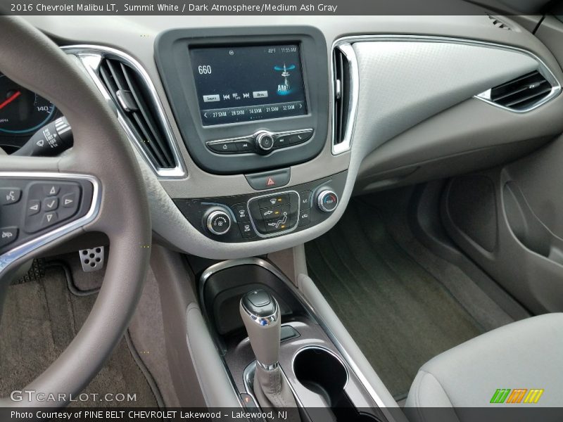 Summit White / Dark Atmosphere/Medium Ash Gray 2016 Chevrolet Malibu LT