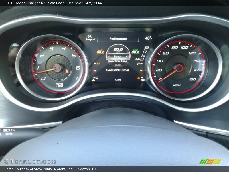 Destroyer Gray / Black 2018 Dodge Charger R/T Scat Pack
