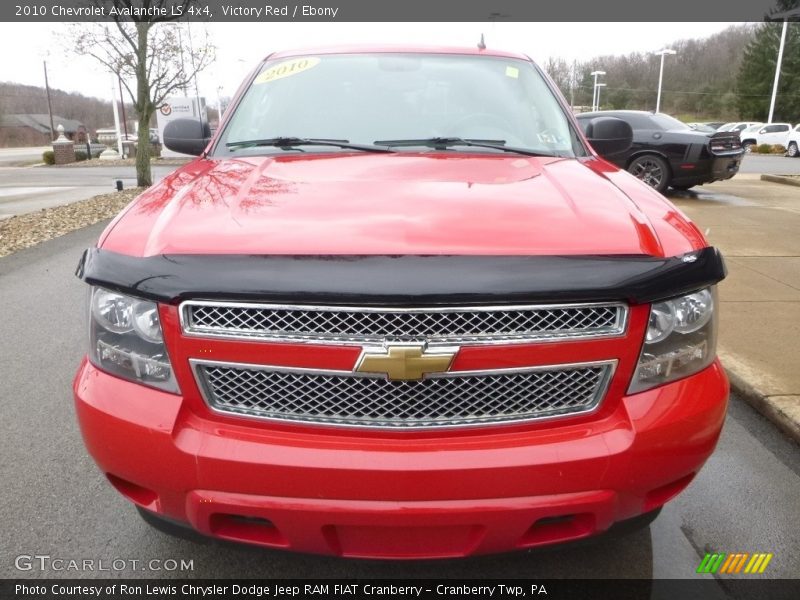 Victory Red / Ebony 2010 Chevrolet Avalanche LS 4x4