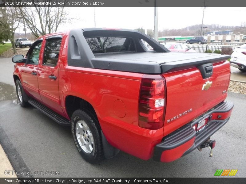 Victory Red / Ebony 2010 Chevrolet Avalanche LS 4x4
