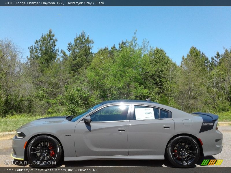 Destroyer Gray / Black 2018 Dodge Charger Daytona 392