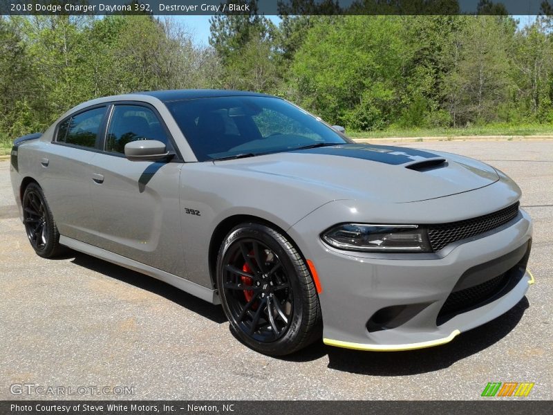 Destroyer Gray / Black 2018 Dodge Charger Daytona 392