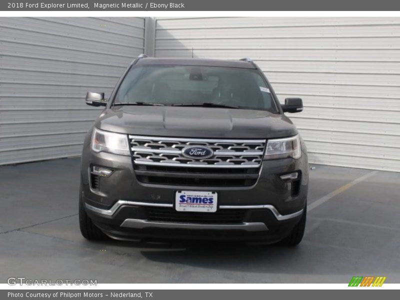 Magnetic Metallic / Ebony Black 2018 Ford Explorer Limited