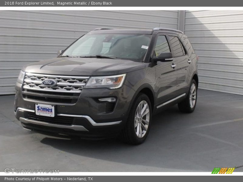 Magnetic Metallic / Ebony Black 2018 Ford Explorer Limited