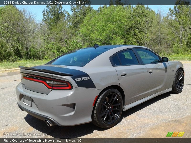 Destroyer Gray / Black 2018 Dodge Charger Daytona 392