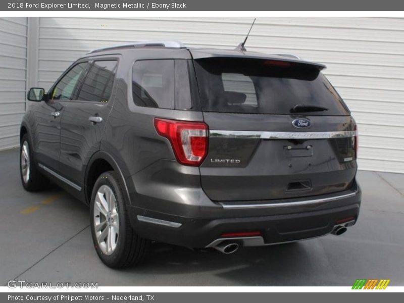 Magnetic Metallic / Ebony Black 2018 Ford Explorer Limited