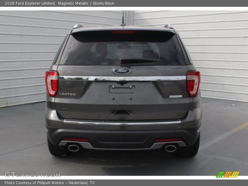 Magnetic Metallic / Ebony Black 2018 Ford Explorer Limited