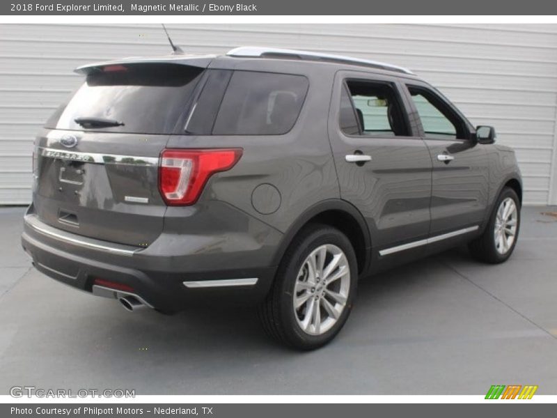 Magnetic Metallic / Ebony Black 2018 Ford Explorer Limited