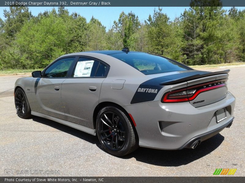 Destroyer Gray / Black 2018 Dodge Charger Daytona 392